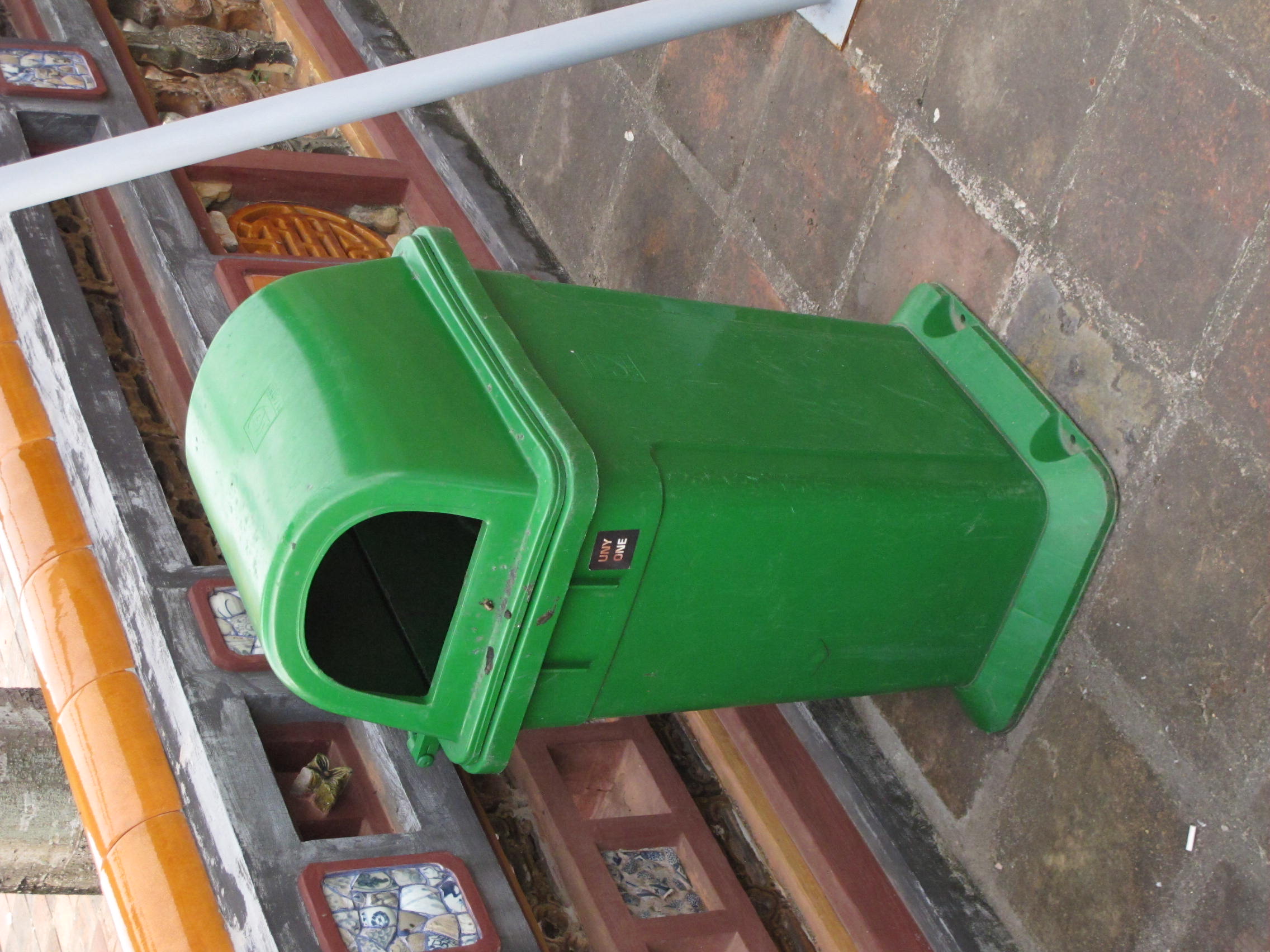 lovely green bin from the hue castle